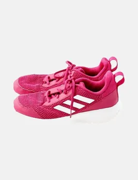 Adidas Zapatilla deportiva rosa franjas blancas