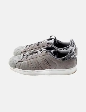 Adidas Zapatilla gris antelina deportiva