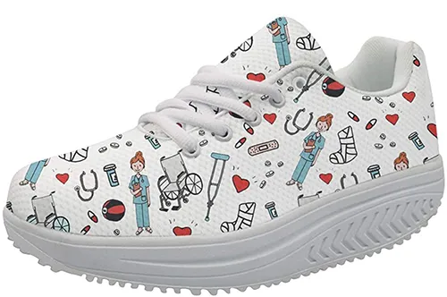 Showudesigns Nurse Style - Zapatilla de enfermera