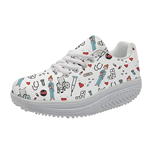 Showudesigns Nurse Style - Zapatilla de enfermera