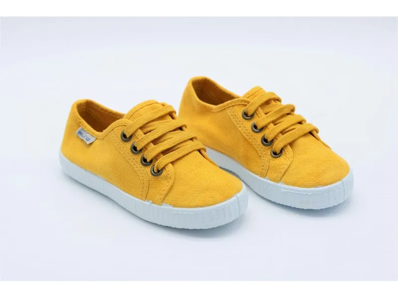 ZAPATILLA DE LONA 275 GARRIDO MURO EN COLOR AMARILLO