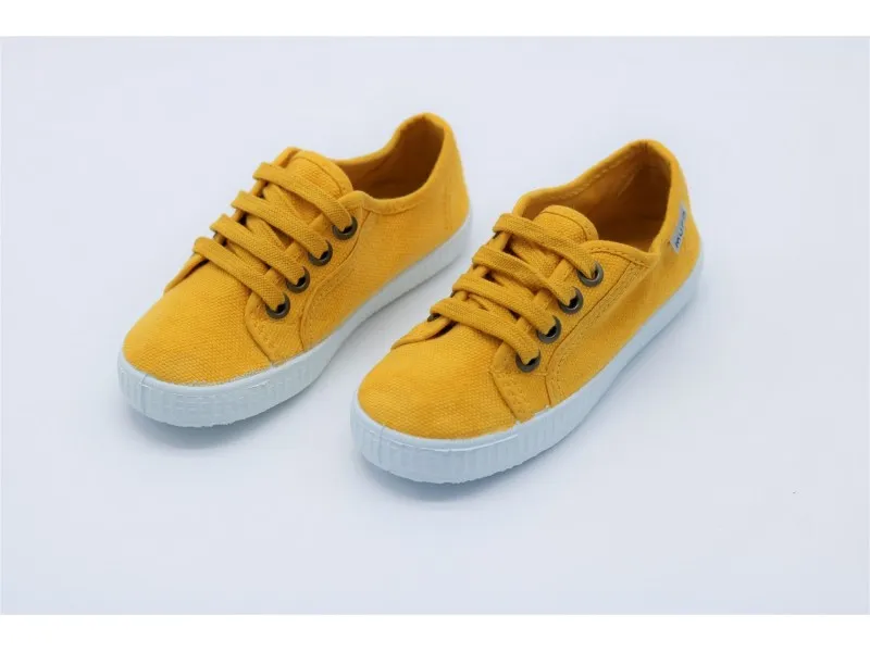 ZAPATILLA DE LONA 275 GARRIDO MURO EN COLOR AMARILLO