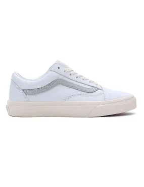 Zapatilla Mujer Vans Old Skool Vint Piel Gris