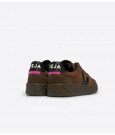 Zapatilla Veja V-90 suede walnut-black